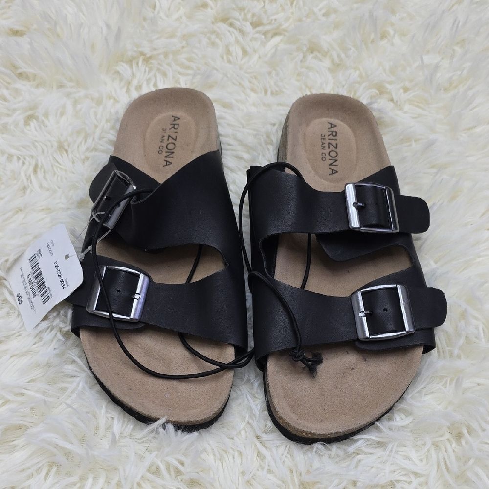 Arizona Jean Company Black Sandals